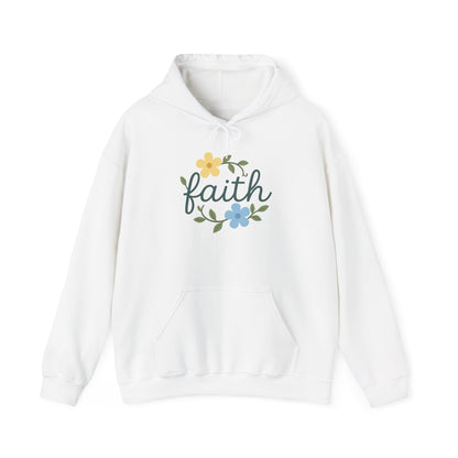 Faith Floral Hoodie — "Saved Since 1998" Christian Comfort Sweatshirt