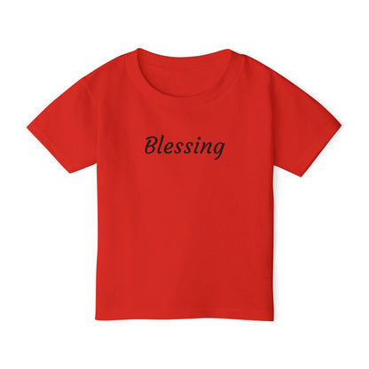 Blessing Toddler T-Shirt — Soft Script Faith Baby Tee