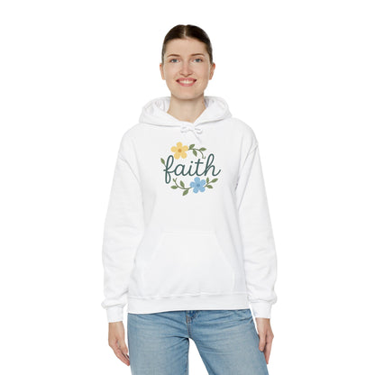 Faith Floral Hoodie — "Saved Since 1998" Christian Comfort Sweatshirt