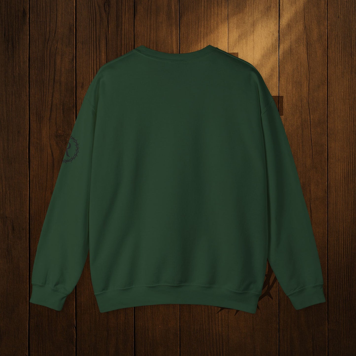 He Is Risen Sweatshirt — Christian Easter Crewneck with Crown of Thorns