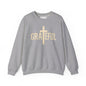 Grateful Cross Sweatshirt — Christian Faith Graphic Crewneck